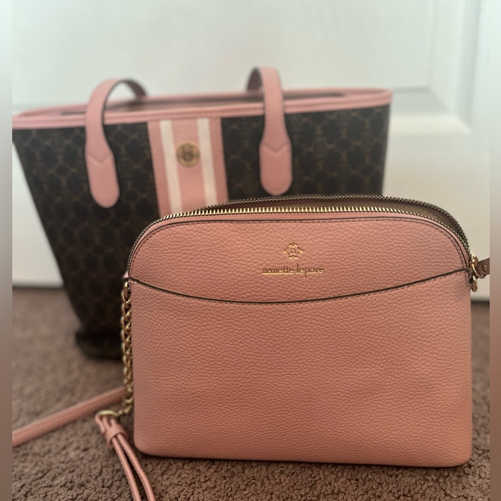 Nanette Lepore Rose Pink Bag Set